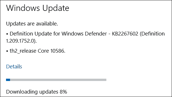 Forhåndsvisning av Windows 10 PC Build 10586 nå tilgjengelig