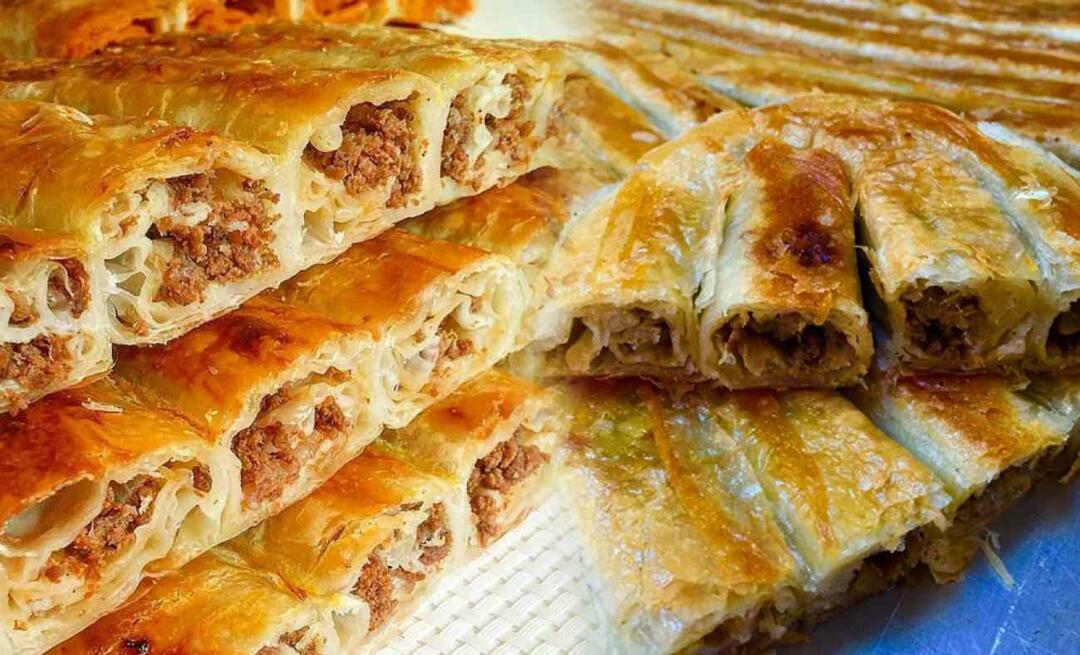 Hvordan lage Crispy Meat Pie? Fullverdig kjøttdeigpai med bilder