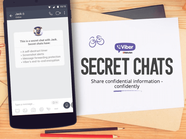 Mobilmeldingsappen, Viber, ga ut en Snapchat-lignende oppdatering til tjenesten sin kalt Secret Chats.