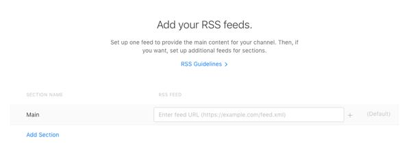 apple nyheter legge til RSS feed