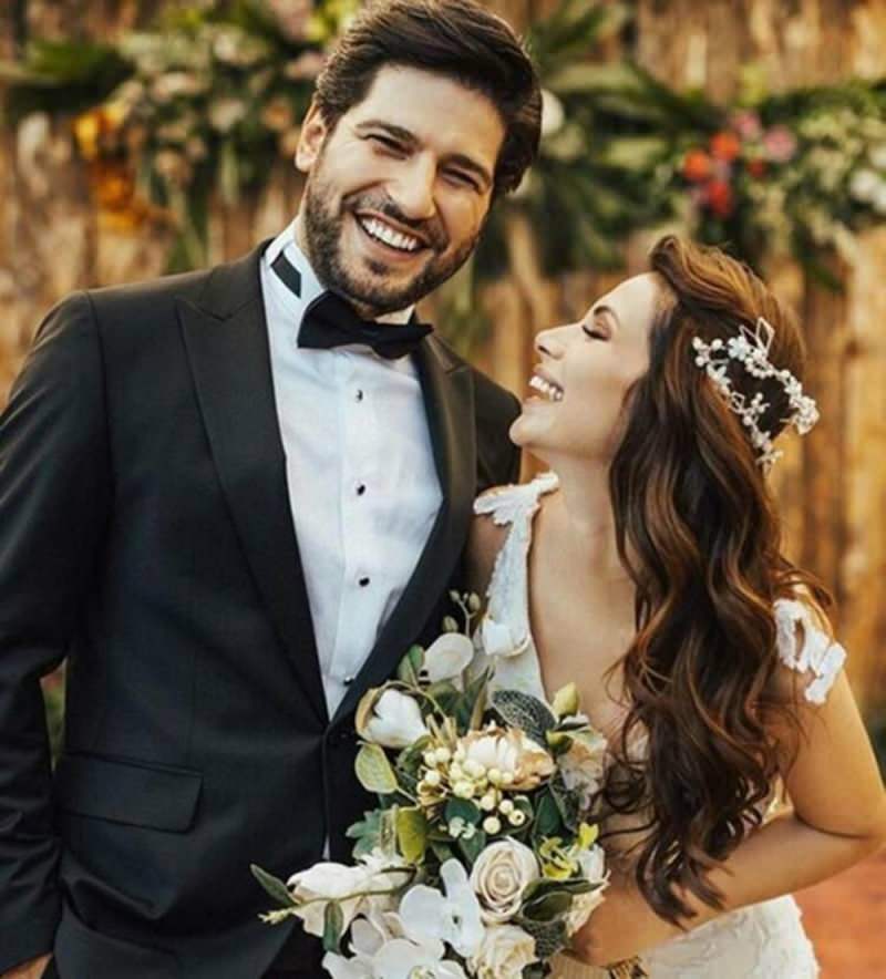 Skuespiller Begüm Birgören og Mehmet Cemil giftet seg