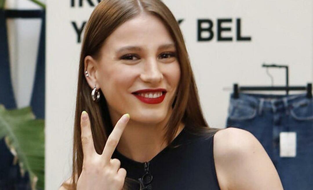 Serenay Sarıkaya kaster bort penger og tresker dem! Betalte en formue for en liten veske