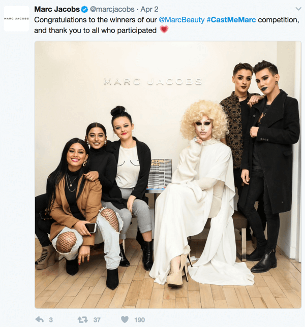 Marc Jacobs bygger samfunn gjennom sin #castmemarc-kampanje. 