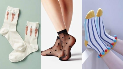 Hvordan bruke mønstrede sokker? Sesongens trendmønstrede sokker