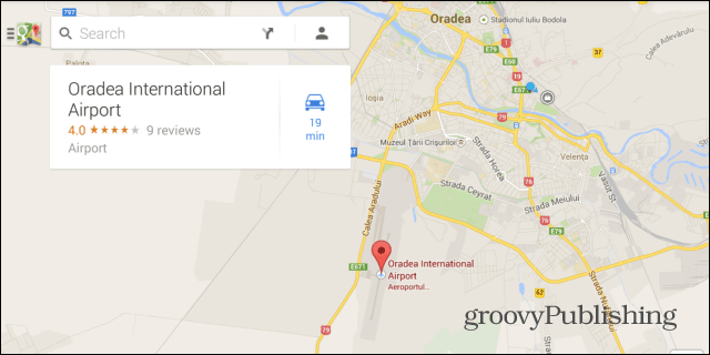 Google Maps lagrer kart