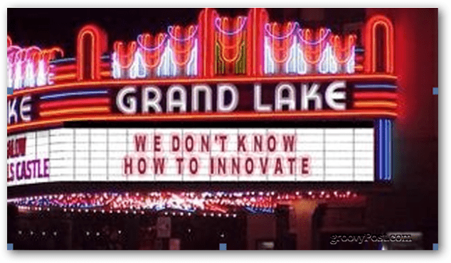 vi vet ikke hvordan vi skal innovere