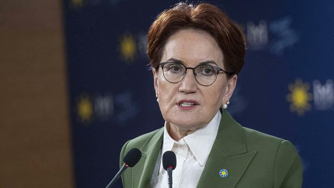  İYİ partiformann Meral Akşener