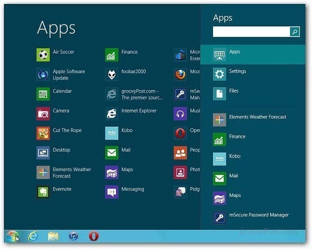 Få Start-menyen på Windows 8 med ViStart