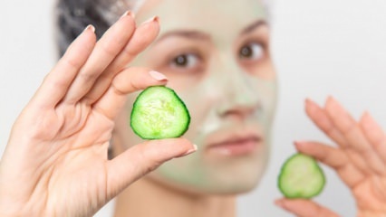 Hva er fordelene med agurk for huden? Hva gjør en agurkmaske?