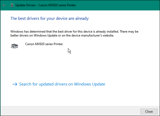 auto check fix driver utilgjengelig på Windows 11