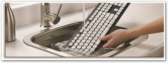 Logitechs vaskbare tastatur