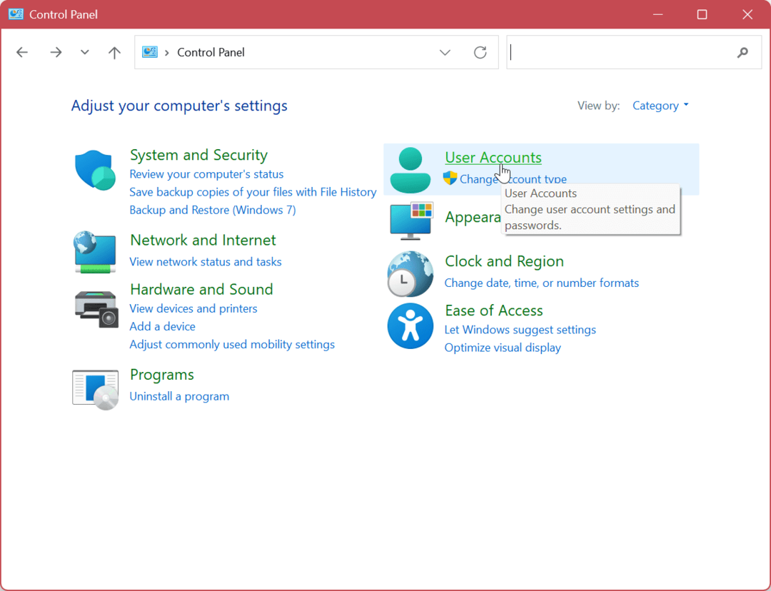 Slett en brukerkonto på Windows 11