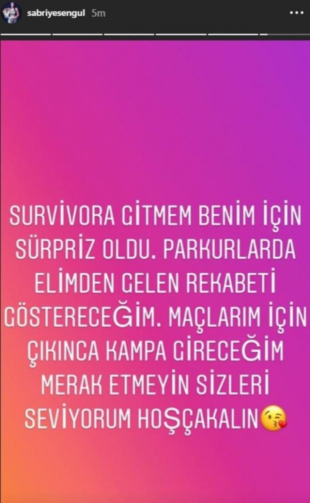 Sabriye Şengül er på Survivor igjen!