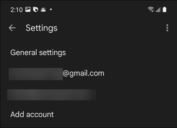 velg gmail-konto