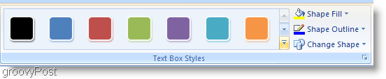 Microsoft Word 2007 Change Shape Format