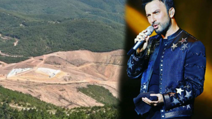 Tarkan, som eier en villa fra Kaz Mountains, laget en sang for Kaz Mountains