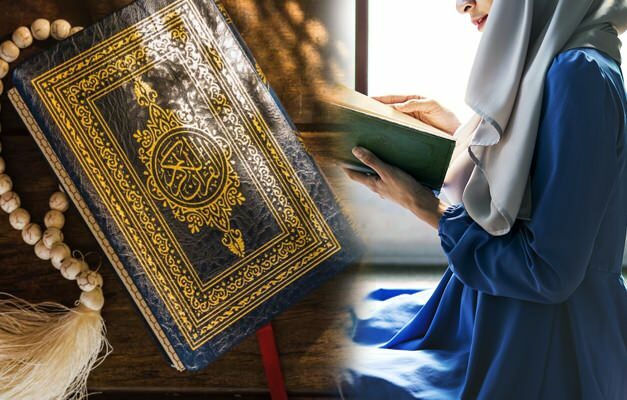 Kan en kvinne med menstruasjon lese Koranen? Kvinne som leser Koranen