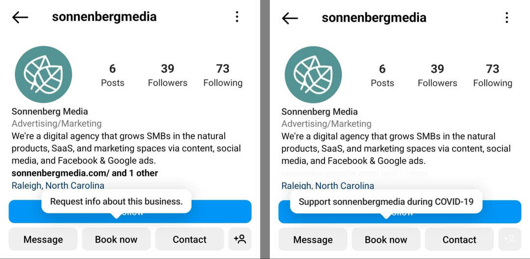 hvorfor-markedsførere-bør-bruke-instagrams-bookng-and-reservation-tools-extra-callouts-action-buttons-request-info-about-this-business-support-username-sonnenbergmedia-example-2