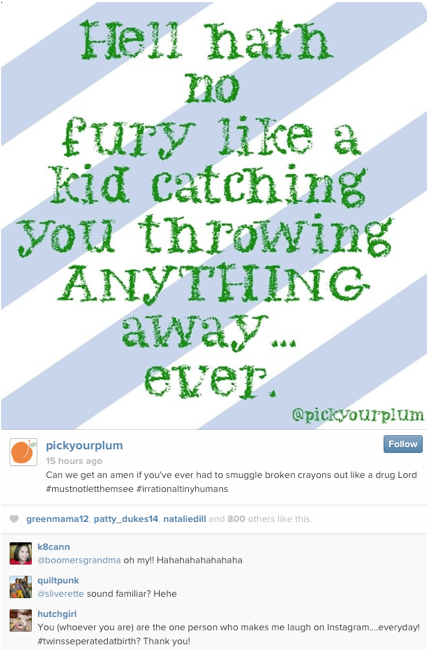 velg ditt plomme instagram sitat innlegg