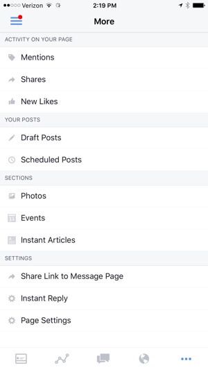 finn facebook øyeblikkelige artikler i appen