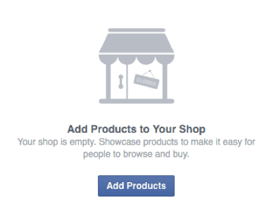 legge til produkter i facebook-butikken