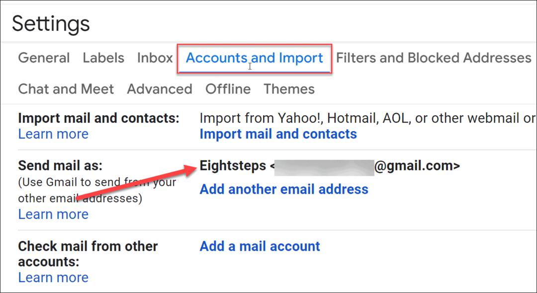 Hvordan endre navn i Gmail