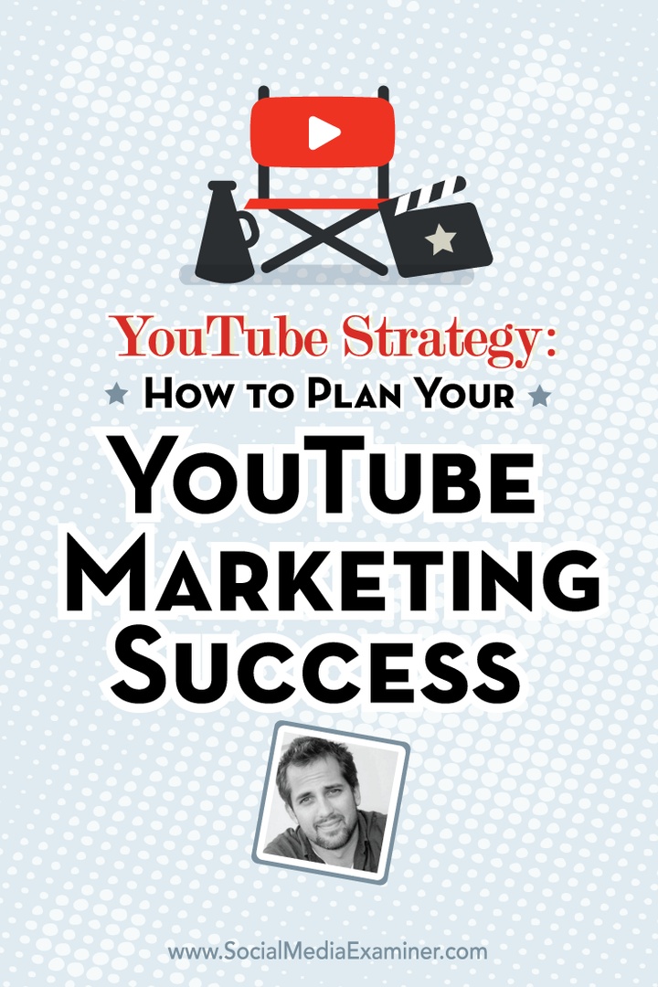 YouTube-strategi: Hvordan planlegge suksess for YouTube-markedsføring: Social Media Examiner