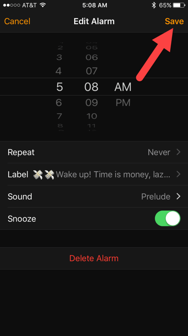 Slik stiller du inn iPhone-alarmer og deaktiver snooze-knapp