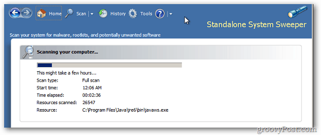 Microsoft Standalone System Sweeper er en Rootkit Analyzer for Windows