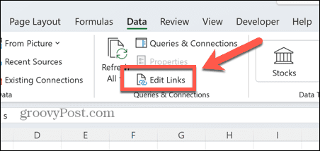 excel redigere lenker