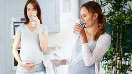 Fordeler med drikkevann for gravide! Hvor mye vann bør konsumeres per dag under graviditet? 
