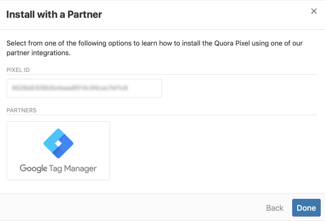 trinn 3 for hvordan du installerer Quora-piksler med Google Tag Manager
