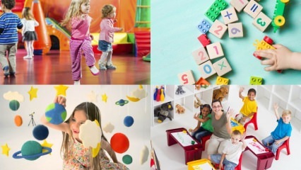Hva er typene aktiviteter på barnehage? Eksempler på de mest nyttige barnehageaktivitetene