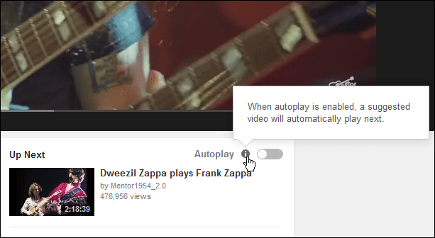 youtube autoplay-knapp nederst