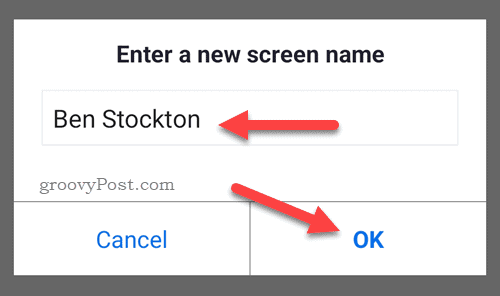 Oppdaterer Zoom-navnet ditt i et møte