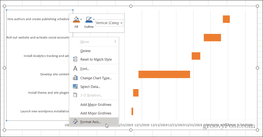 åpningsformattilgang i Excel