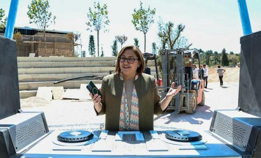 Fatma Şahin annonserte Gazianteps nye festivalpark slik: 