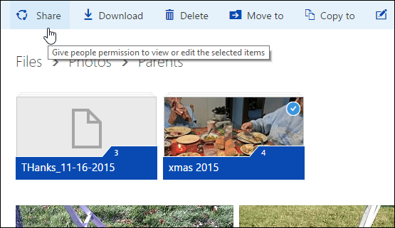Microsoft gjør det lettere å dele elementer fra OneDrive