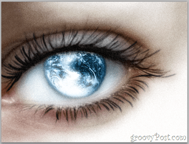 Adobe Photoshop Basics - Human Eye legge til filter for kunstnerisk utseende