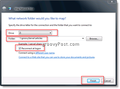 Kartlegg en nettverksstasjon i Windows Vista og Server 2008 fra Windows Utforsker