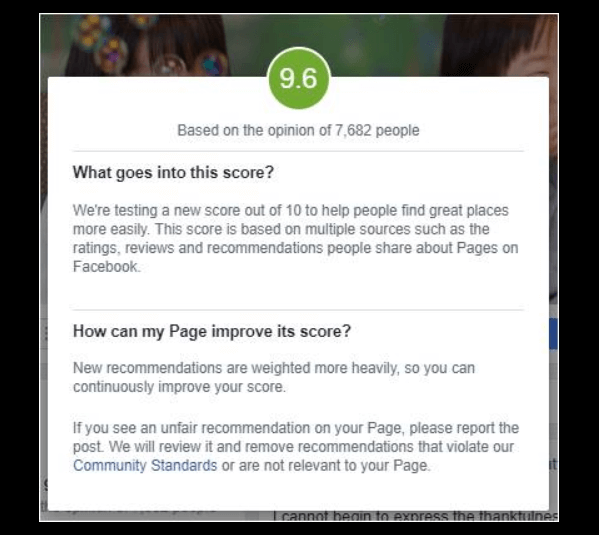 Facebook legger til Review Scores til Pages.
