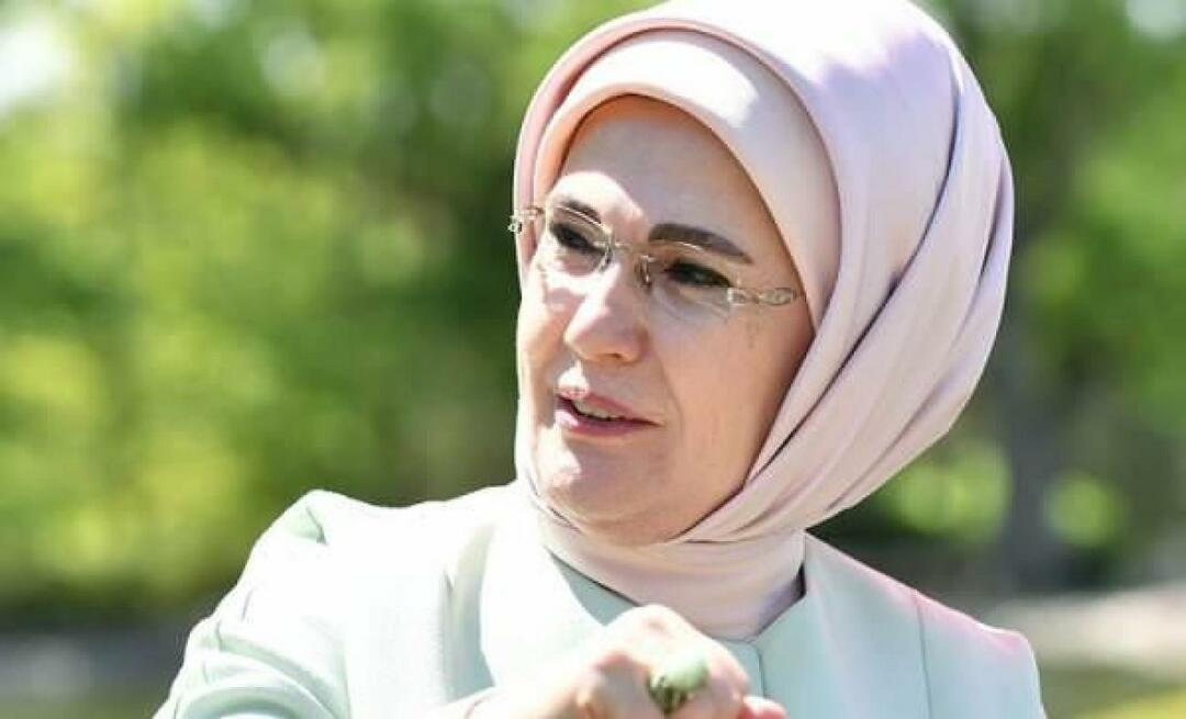 Deler "Nasjonal skogplantingsdag" fra Emine Erdoğan!