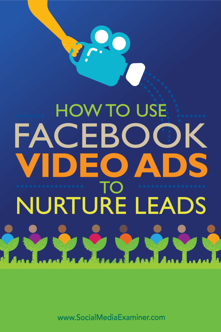 Tips om hvordan du kan generere og konvertere potensielle kunder med Facebook-videoannonser.
