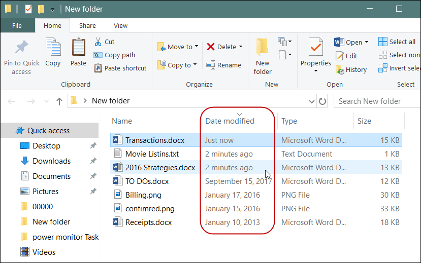 Vennlige navn Eksempel File Explorer