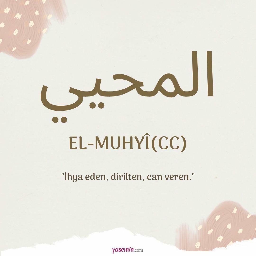 Hva betyr al-Muhyi (cc)?