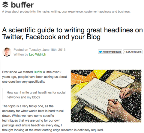 en vitenskapelig guide til å skrive gode overskrifter