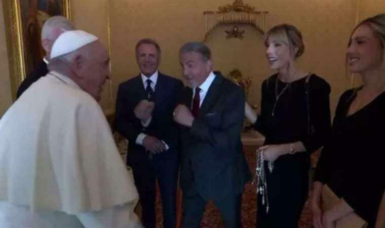 Interessant dialog mellom Sylvester Stallone og pave Frans