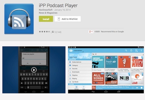 app for podcast-spiller