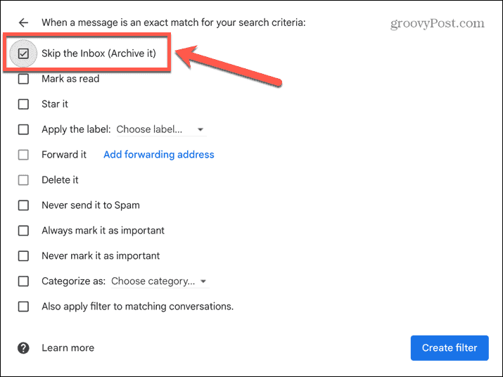 gmail hoppe over innboksen