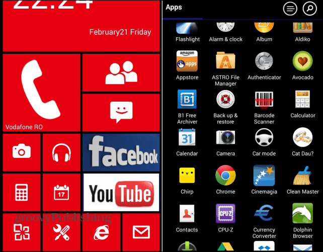 Få Android til å se ut som Windows Phone med Launcher 8